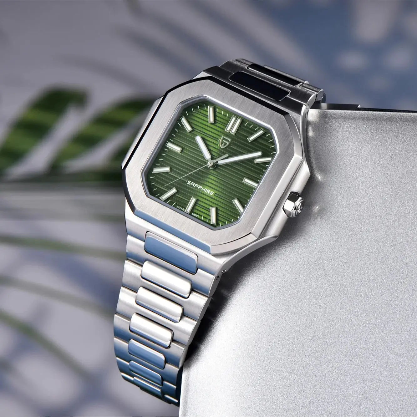 Pagani Design Men's Quartz Wristwatch 10 Bar Waterproof Stainless Steel