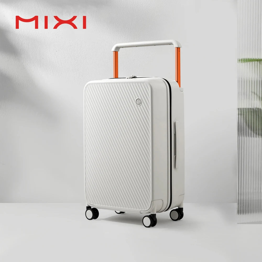 Mixi Gorgeous Wide Handle Luggage Hardside Suitcase Spinner Wheels