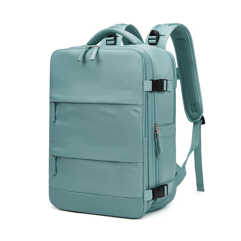 NONECN Women Travel Backpack USB Charging Laptop School Bag